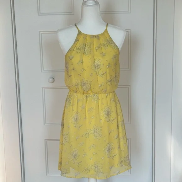 Blue Rain Dresses | Francesca's Yellow Floral Dress | Color: Yellow | Size: Xs | Mac611's Closet Blue Rain Dresses | Francesca's Yellow Floral Dress | Color: Yellow | Size: Xs | Mac611's Closet